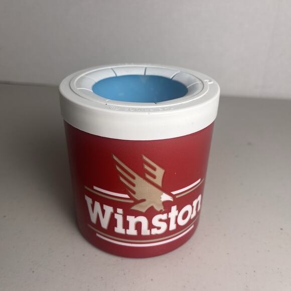 Vintage 90s Winston Cup NASCAR Freezable Fridge Can Koozie Cooler Sleeve Nostalg - Picture 11 of 11